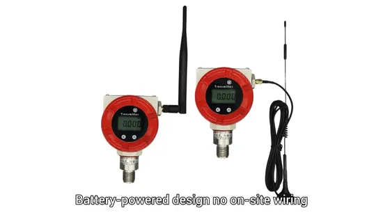 Wireless Digital Pressure Sensor Industrial IoT Smart Remote Monitoring