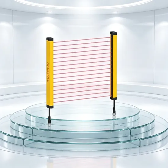 Light Curtain Sensor for Packaging Line Carton Infeed Jam Detection and Prevention
